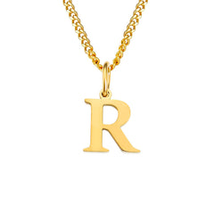 14K Stainless Steel Necklace with 26 Letters