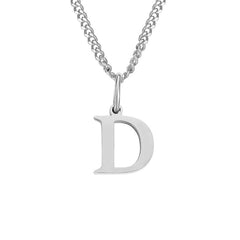 14K Stainless Steel Necklace with 26 Letters