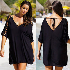 Plus Size Women's Loose Beach Dress Cover-Up Dress